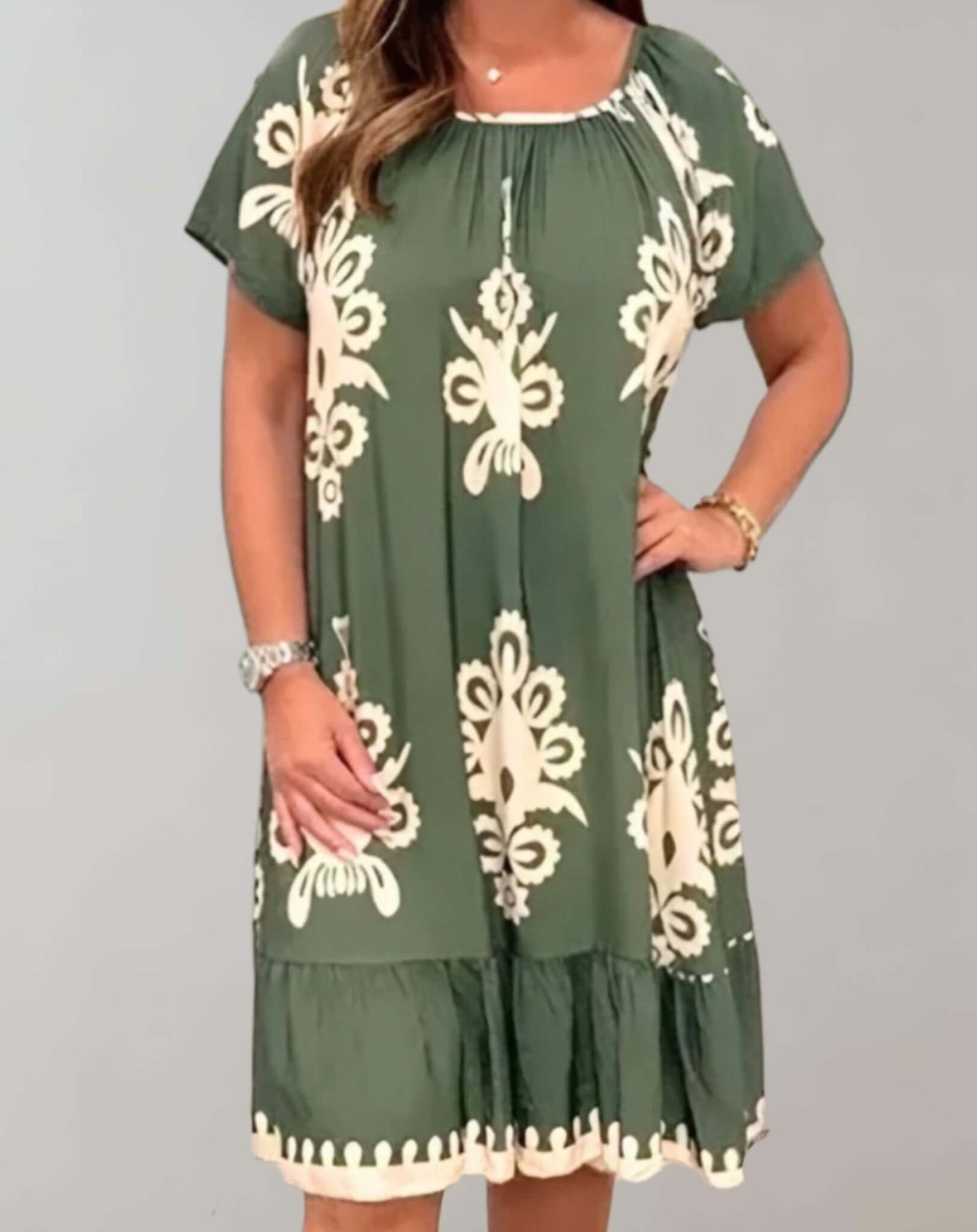 Ladies Pretty Garden Party Dress