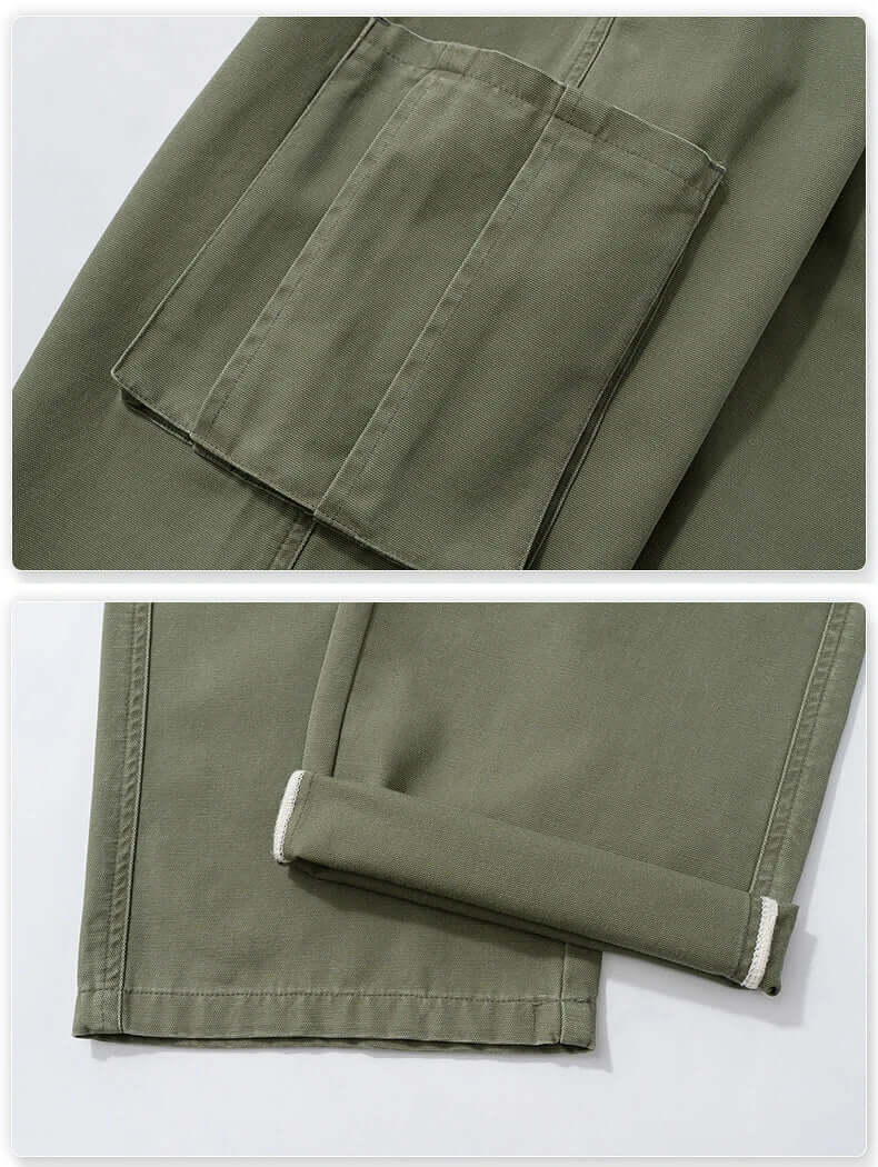 Comfortable Men's Casual Cargo Pants with Extra Pockets