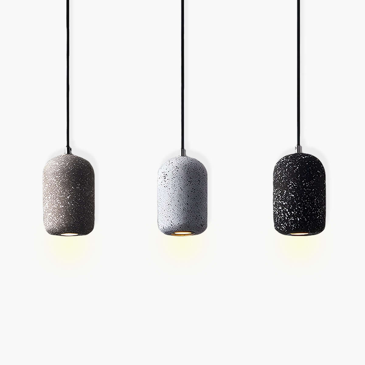 Rustic Metal Hanging Ceiling Light, 16cm Glass Shade - Luxivelle