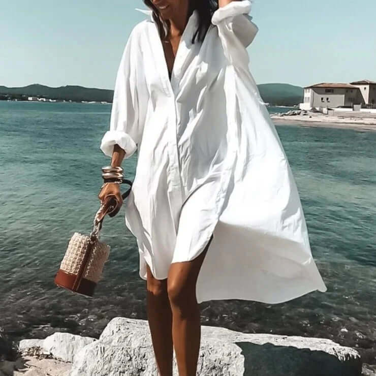 Comfortable Summer Short Sleeve Dress