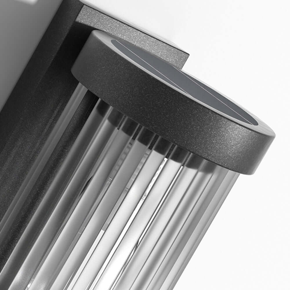 Round Stainless Steel Solar Garden Light