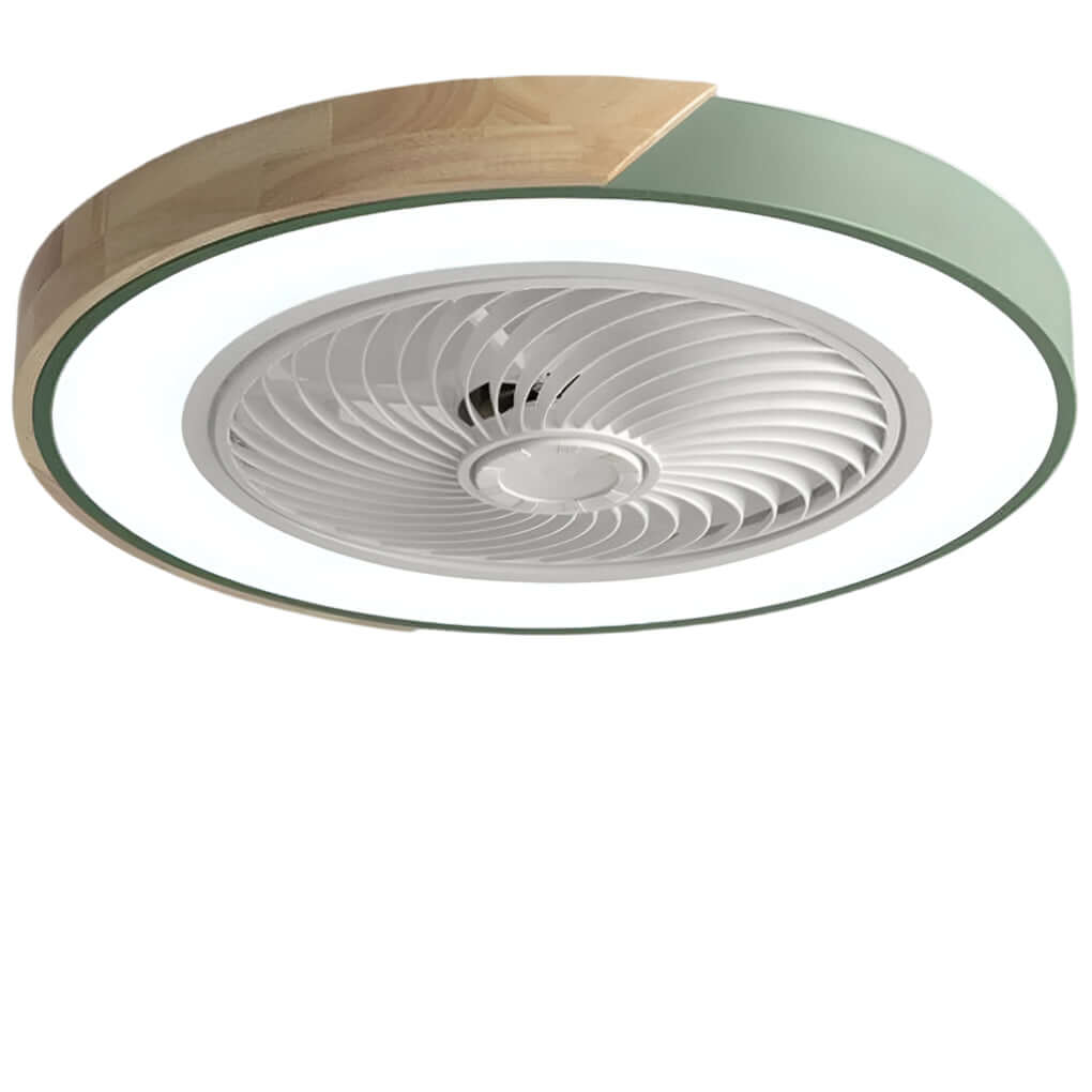 Sleek Silent Ceiling Fan with LED and Remote Control