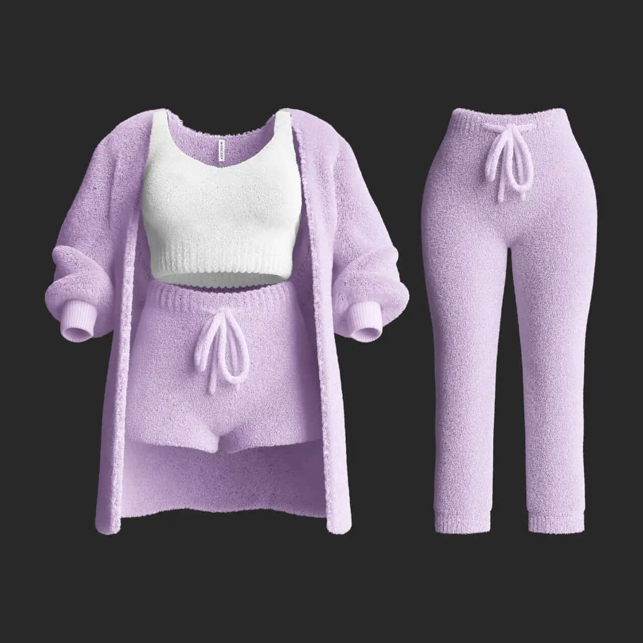 Soft Cozy Women's Knit Loungewear Set