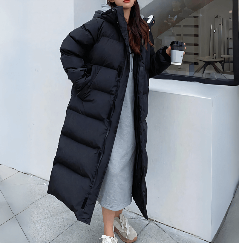 Warm Women's Padded Parka Coat