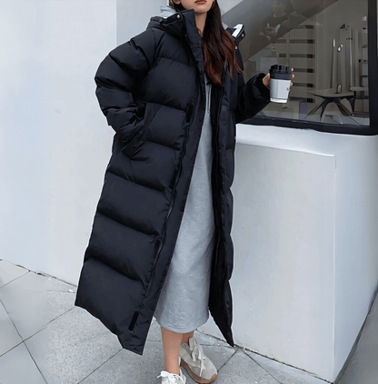 Warm Women's Padded Parka Coat