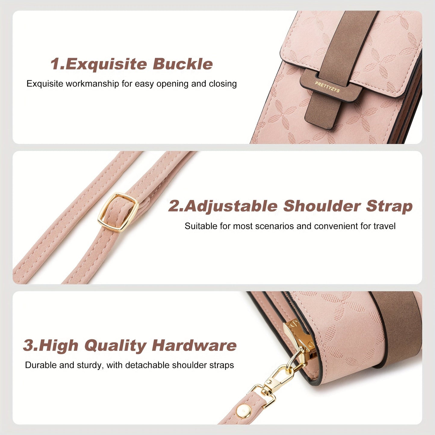 Small Safe Crossbody Purse for Women