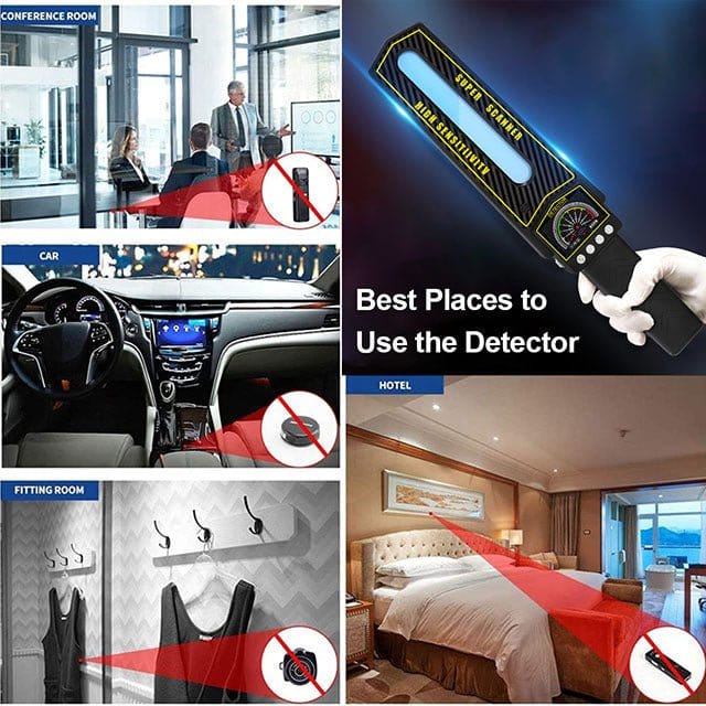 Portable Spy Detector for Hidden Cameras & GPS Trackers