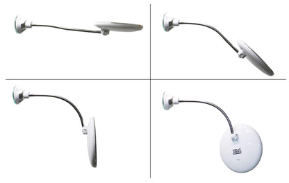 Bright LED Magnifying Makeup Mirror with Adjustable Arm