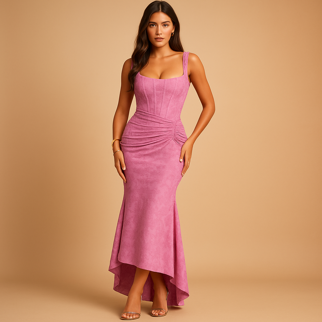 Lightweight Floral Knee Length Dress for Women - Luxivelle