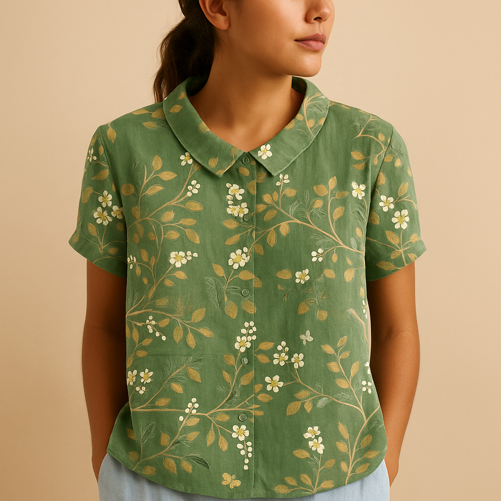 Casual Floral Women's Blouse Top - Luxivelle
