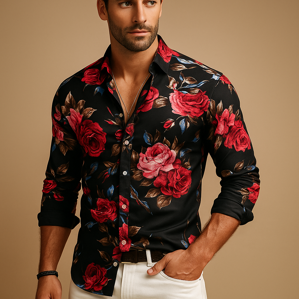 Classic Patterned Mens Shirt - Luxivelle