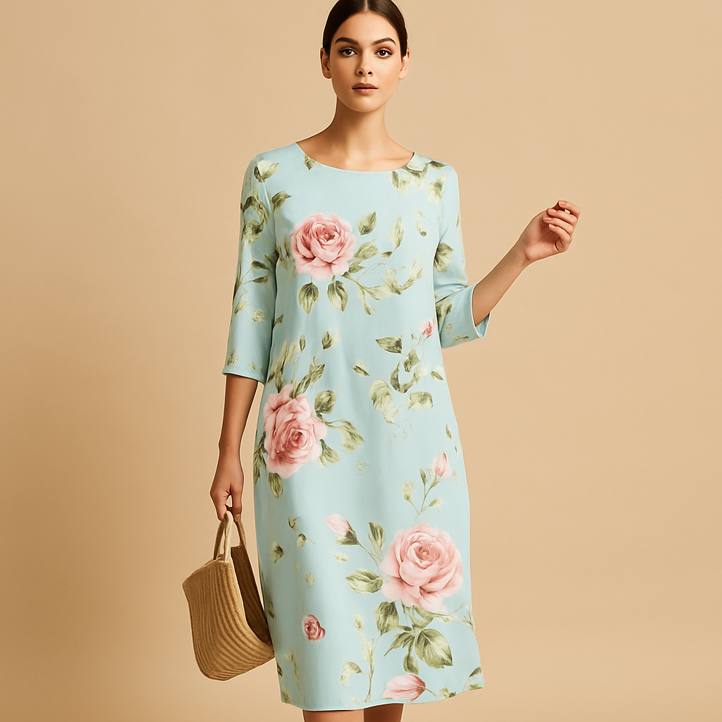 Elegant Casual Knee Length Dress - Luxivelle