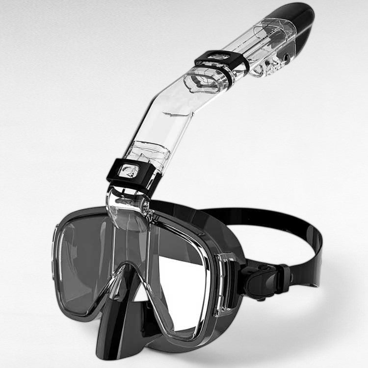 Compact Foldable Snorkeling Mask with Wide 180° Vision - Luxivelle
