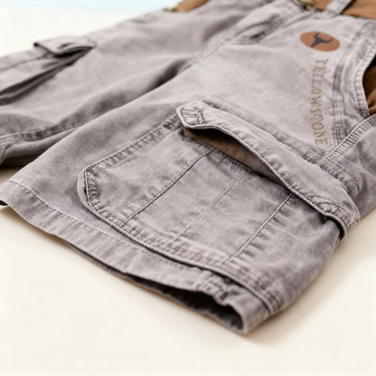 Relaxed Fit Men's Cotton Work Shorts