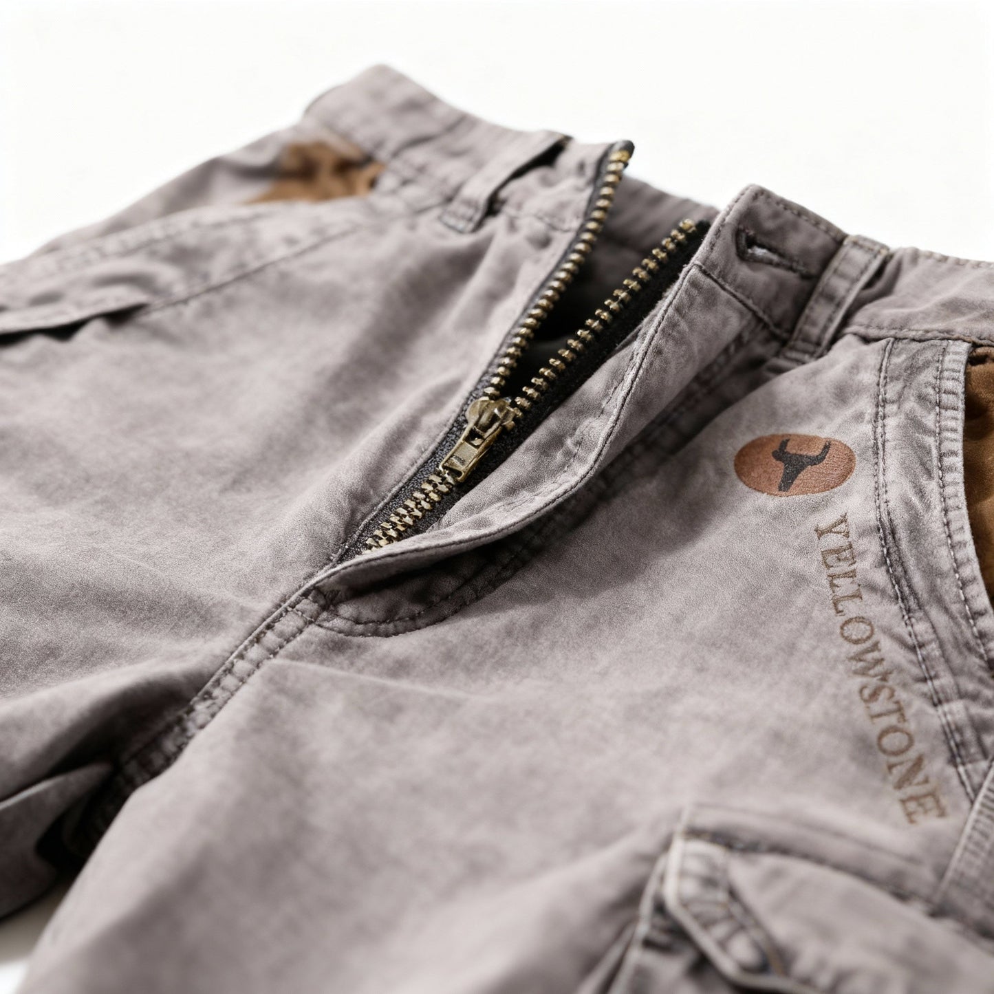 Relaxed Fit Men's Cotton Work Shorts