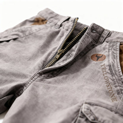 Relaxed Fit Men's Cotton Work Shorts