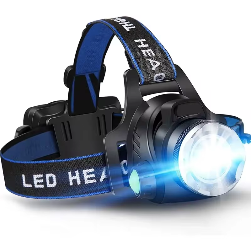 Bright Rechargeable LED Headlight for Outdoor Use - Luxivelle