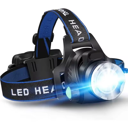 Bright Rechargeable LED Headlight for Outdoor Use - Luxivelle