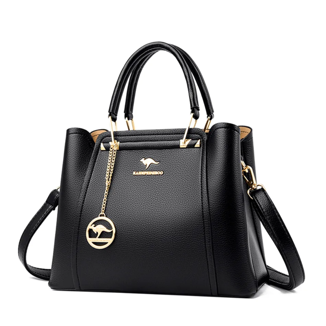 Premium Women's Shoulder Bag - Chic Faux Leather Tote