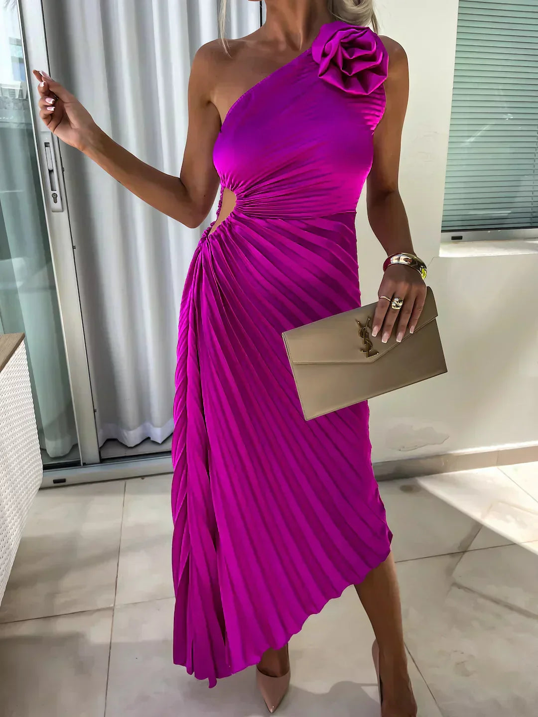 Elegant Floral Women's Dress