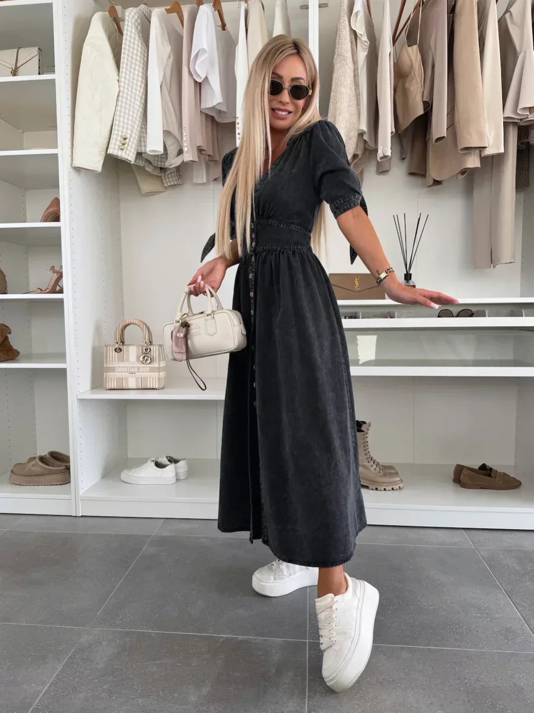 Ella | Stylish fashion denim dress