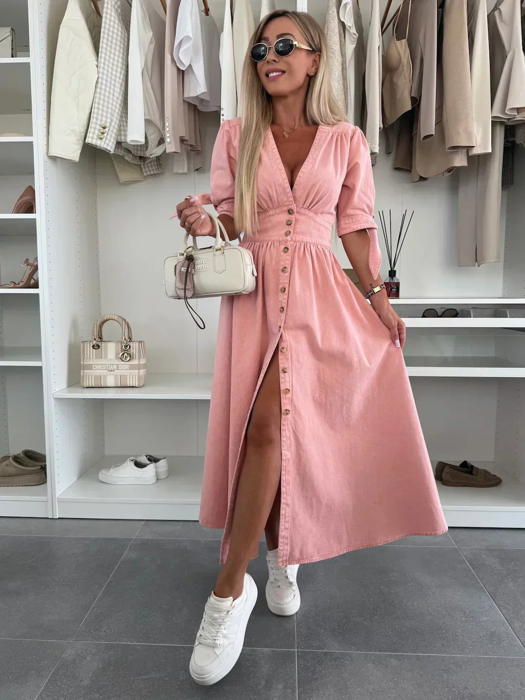 Ella | Stylish fashion denim dress