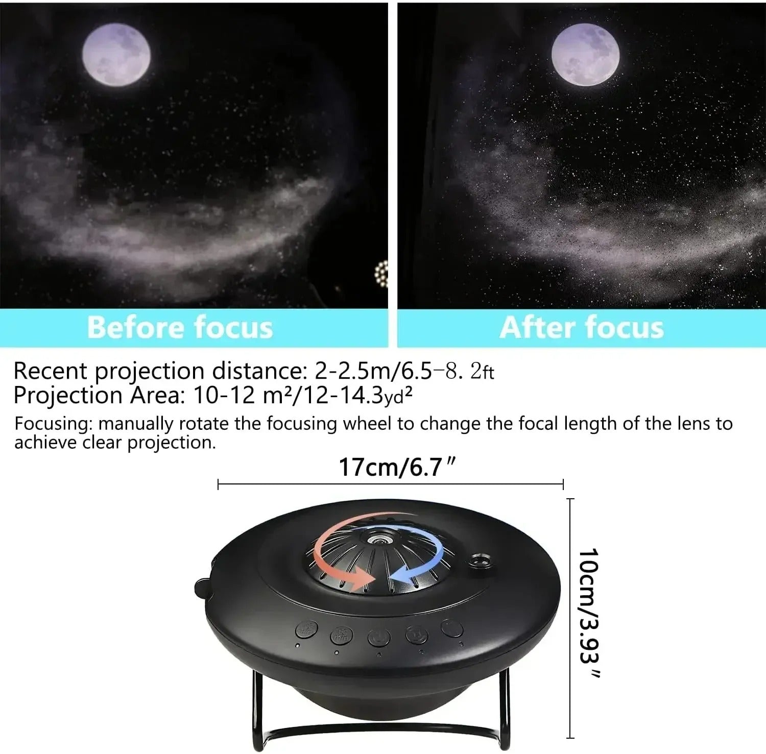 Cosmic Star Projector for Bedroom Ambiance - Luxivelle