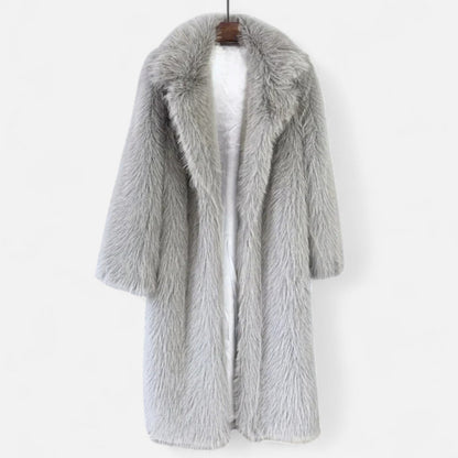 Luxurious Faux Fur Ladies Winter Coat