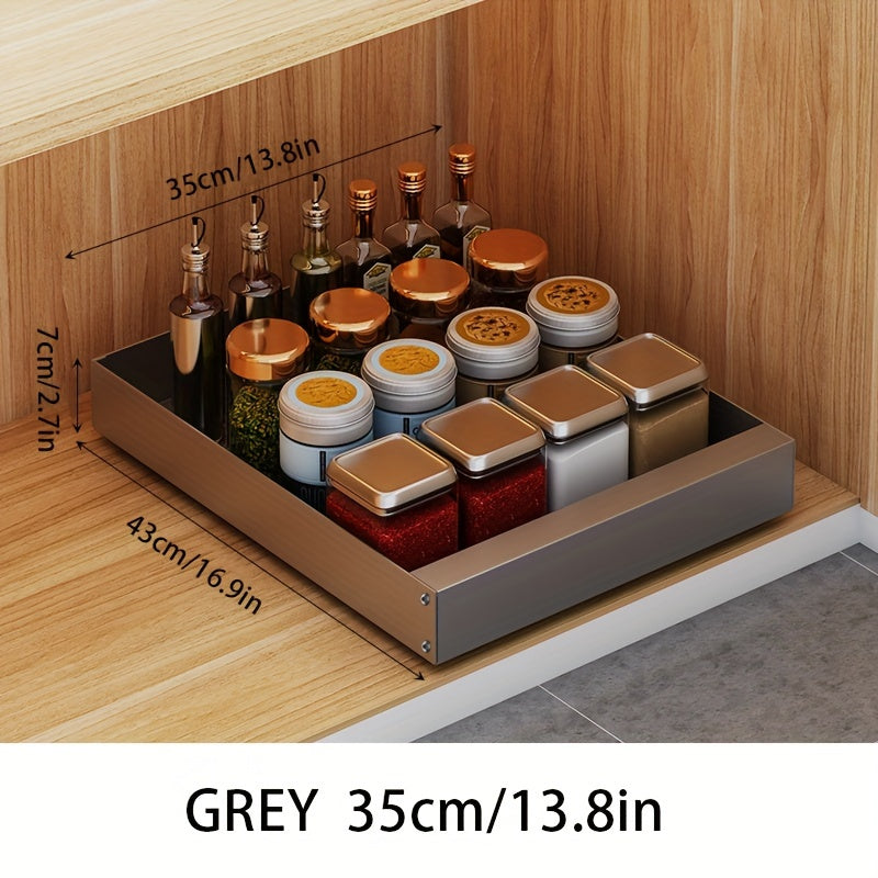 Compact Kitchen Slide Out Storage Shelf Organizer