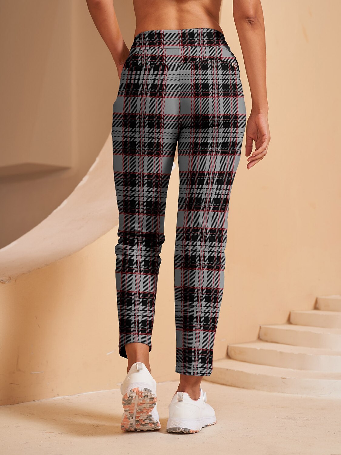 Comfortable 28 Inch Stretchy Slim Fit Ankle Pants