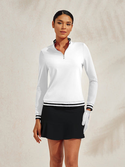 Classic Quarter Zip Golf Shirt UPF 50+ Protection