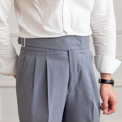 Classic Fit Straight Leg Men's Pants