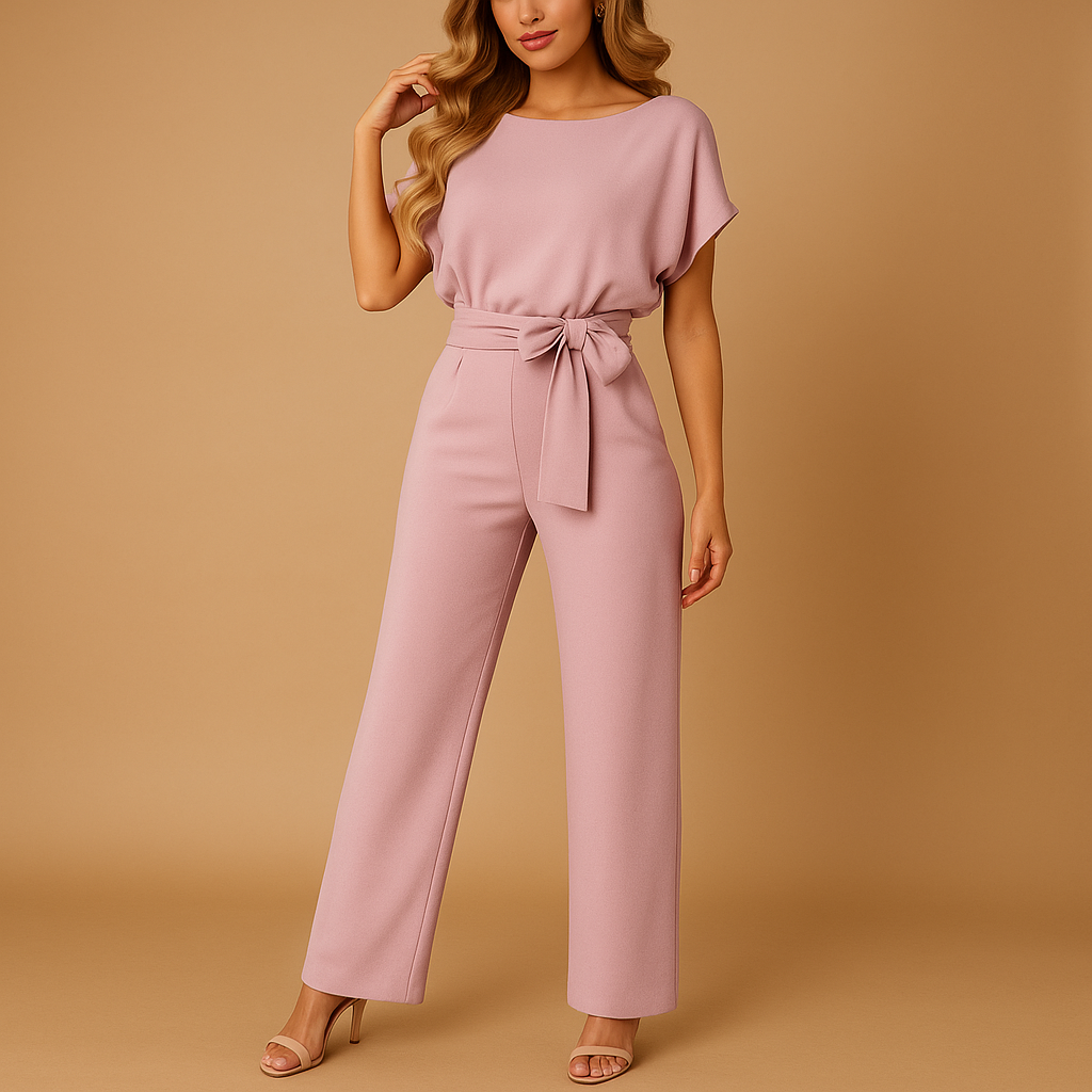 Glitter halterneck jumpsuit for women in silver, gold, black, green, or blue with open back and flared legs, perfect for parties and formal occasions