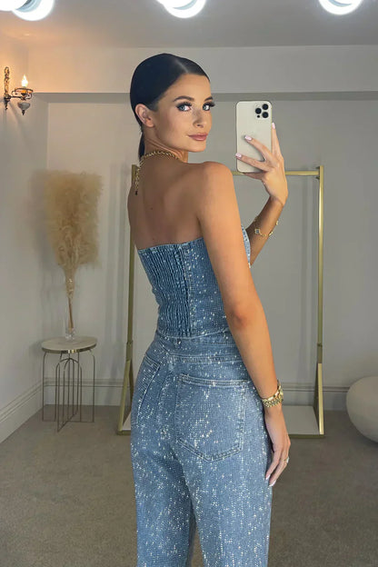 Sparkly Pants Suit for Ladies