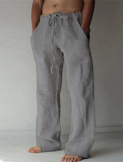 Variant image for Linen Pants - Baggy Casual Fit for Men-57