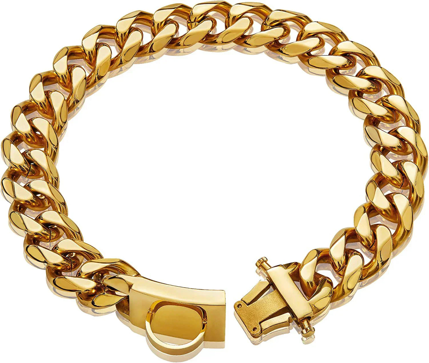 Strong Durable Metal Pet Collar for Big Dogs - Luxivelle