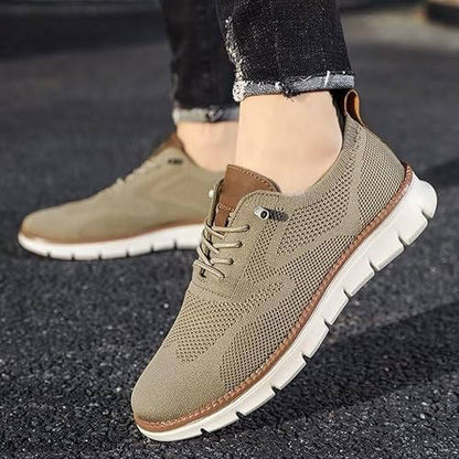 Men's Casual Breathable Knitted Sneakers - Luxivelle