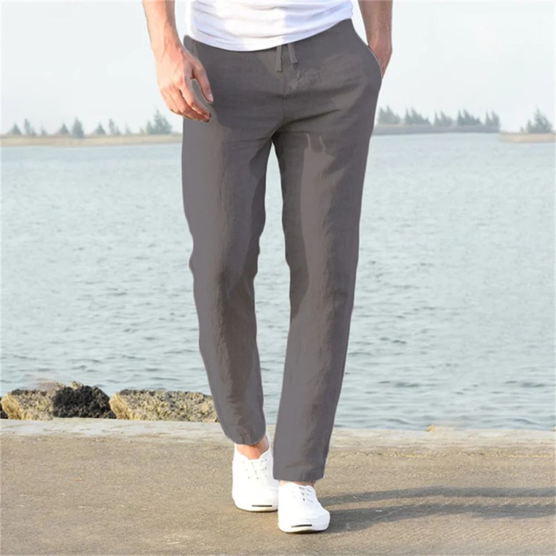 Breathable Casual Linen Summer Trousers - Luxivelle