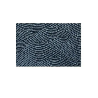 "Green non-slip heavy-duty door mat with textured surface for indoor/outdoor use, resists dirt, rain, and sun exposure."