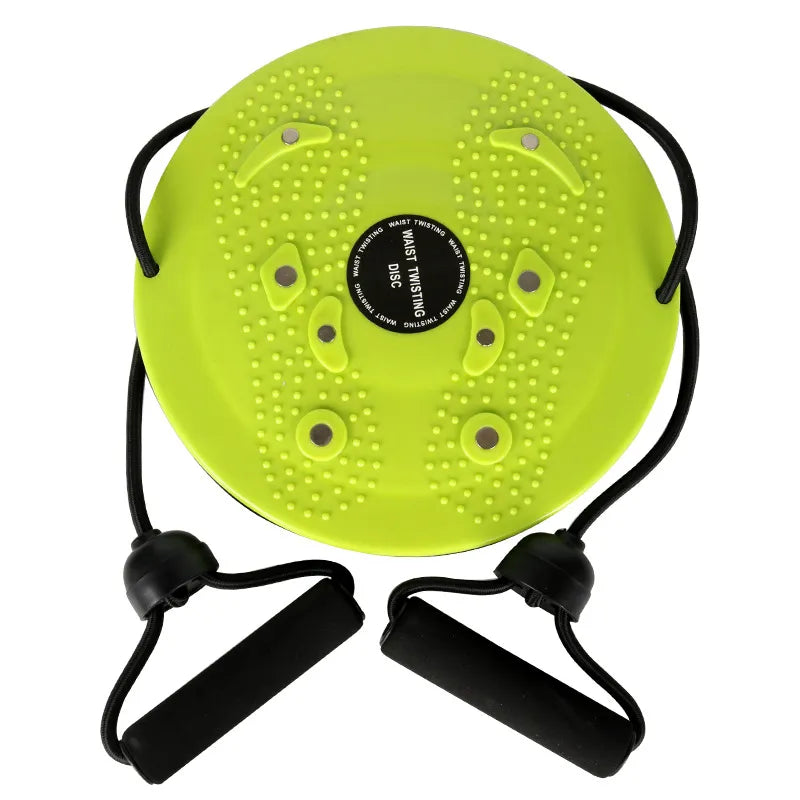 Slimming Waist Trainer with Twist Disc and Grip Handles