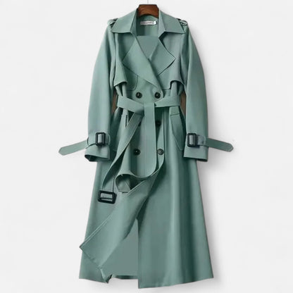 Ladies Long Waterproof Trench Coat
