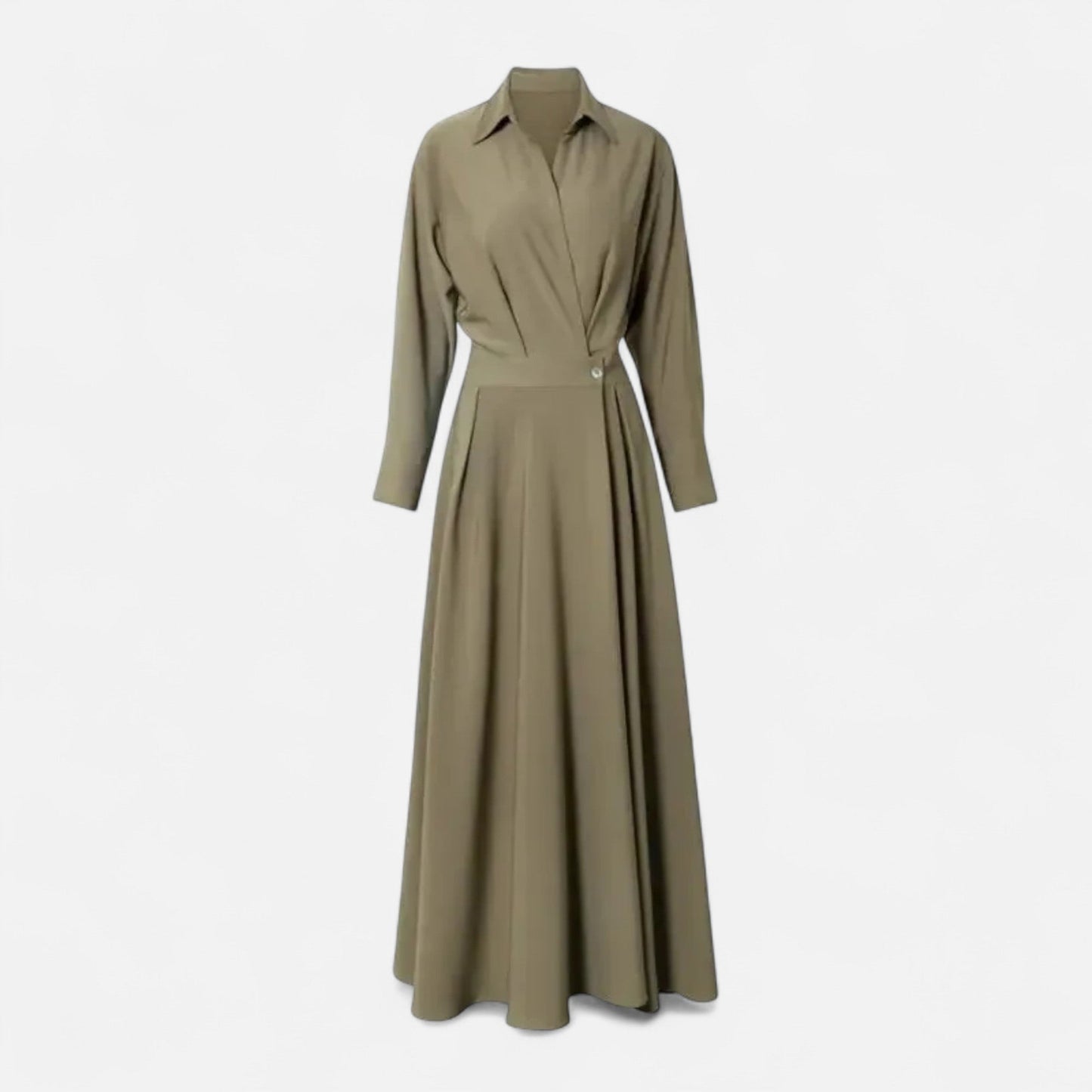 Elegant Chic Ladies Shirt Dress