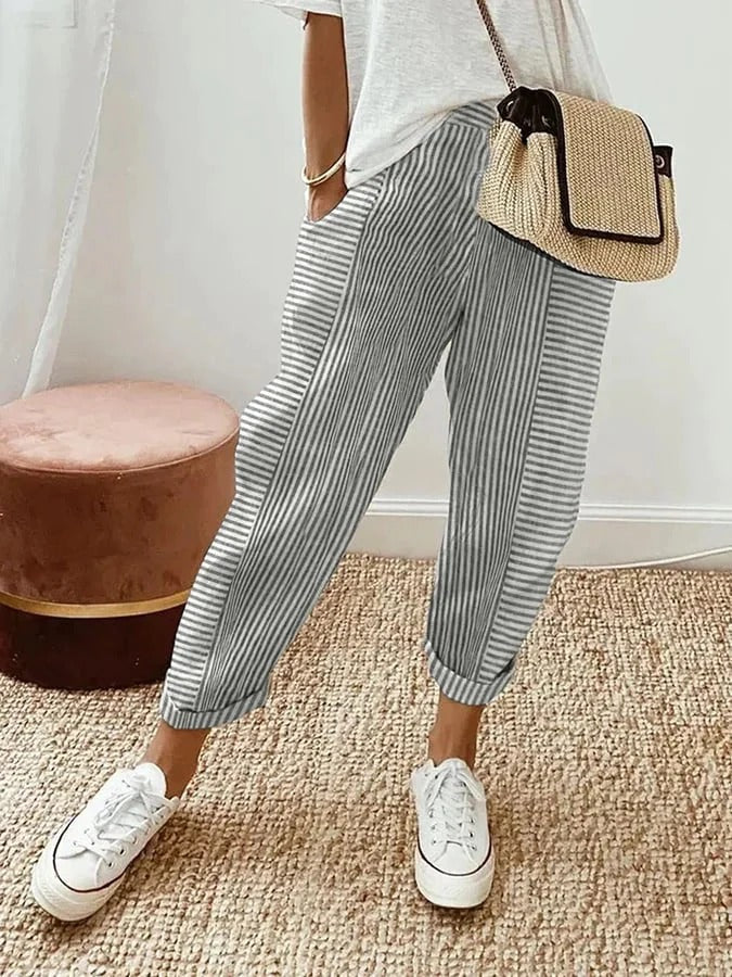 Finn | Comfortable striped trousers