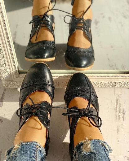 Classic High Heel Ankle Shoes