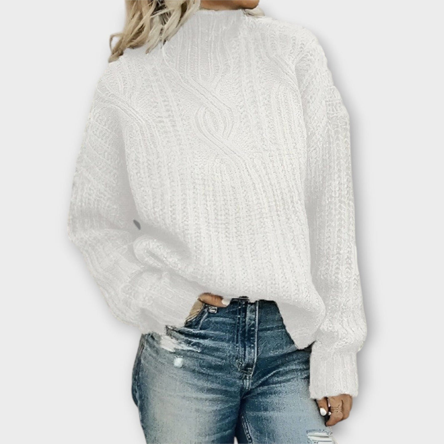 Soft Knitted Crew Neck Sweater