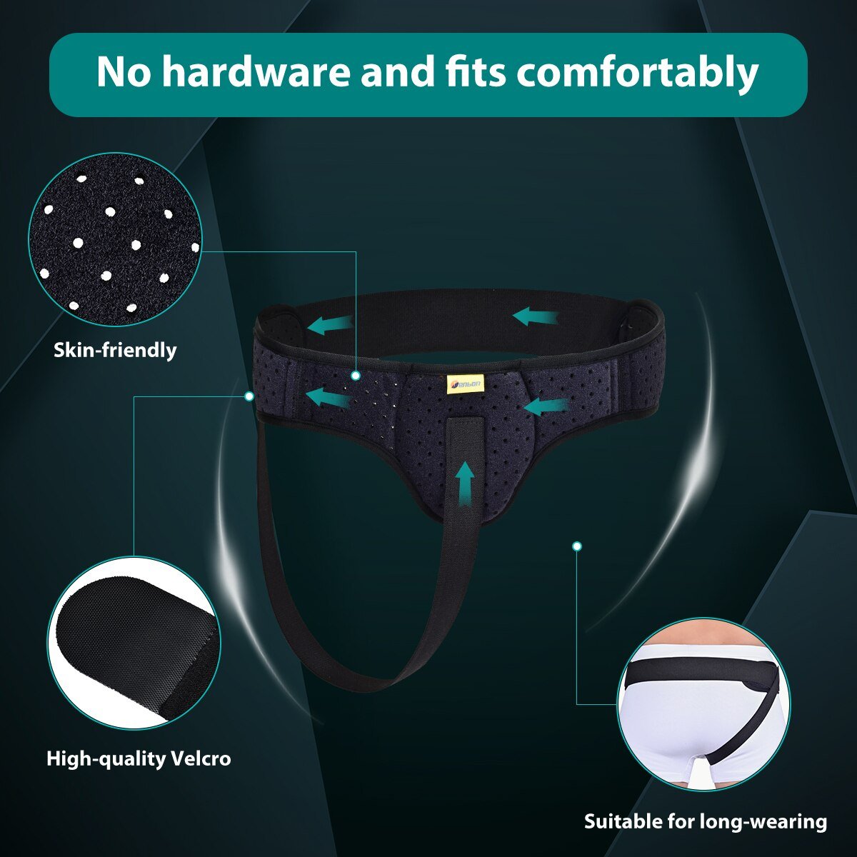 Comfortable Hernia Belt - Best Support for Active Men