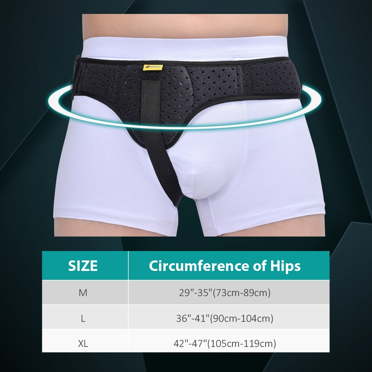Comfortable Hernia Belt - Best Support for Active Men