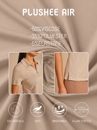 Slim Fit Short Sleeve Golf Polo Shirt
