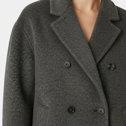 Classic Ladies Waterproof Grey Overcoat