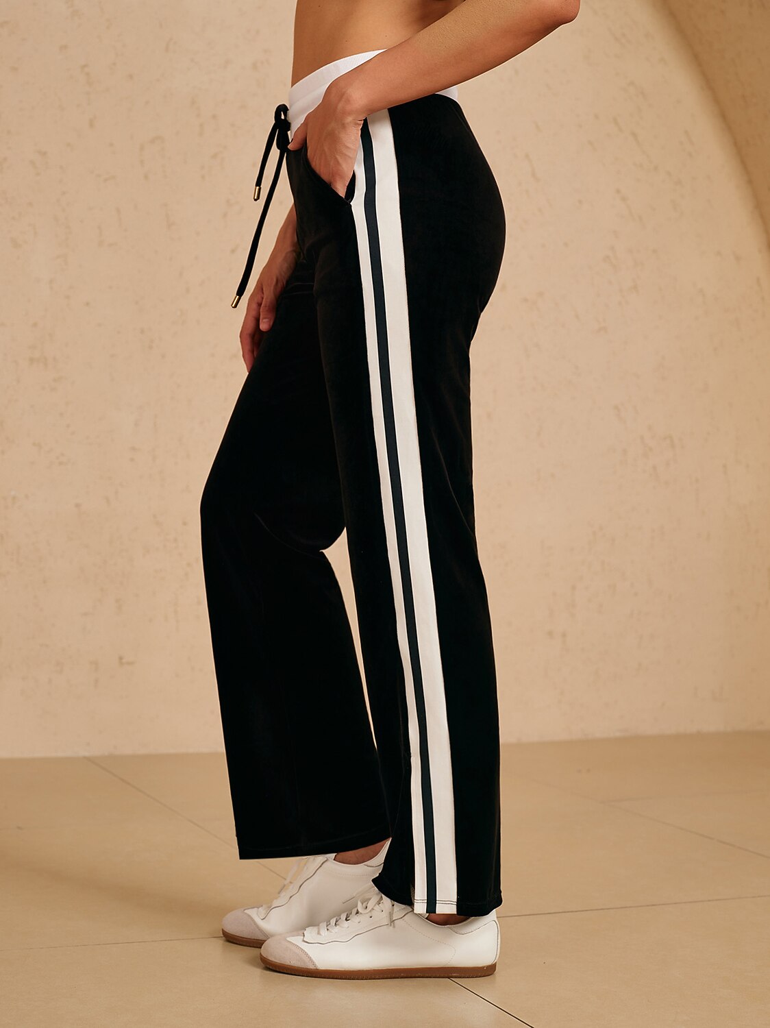 Comfortable Elastic Wide Leg Stretch Pants for Women